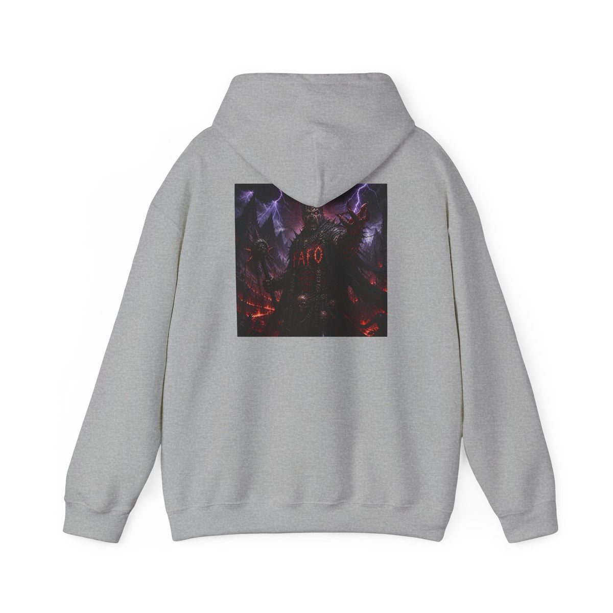 Hoodie — Dark Neon Aesthetic “AFRO” Graphic Pullover