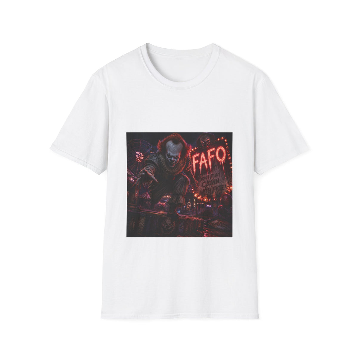Horror Clown 'FAFO' Graphic T-Shirt