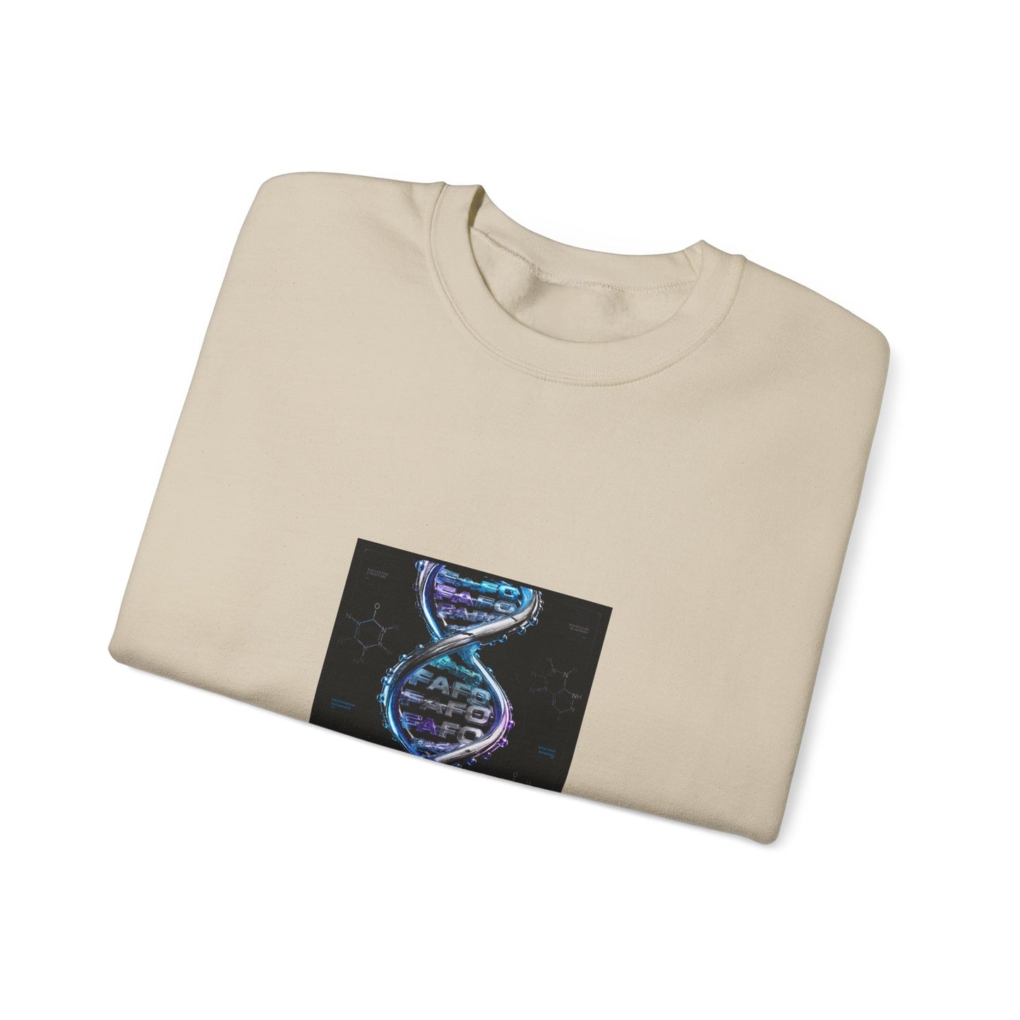 DNA Strand Graphic Sweatshirt — Paleo Ancestry Science Crewneck