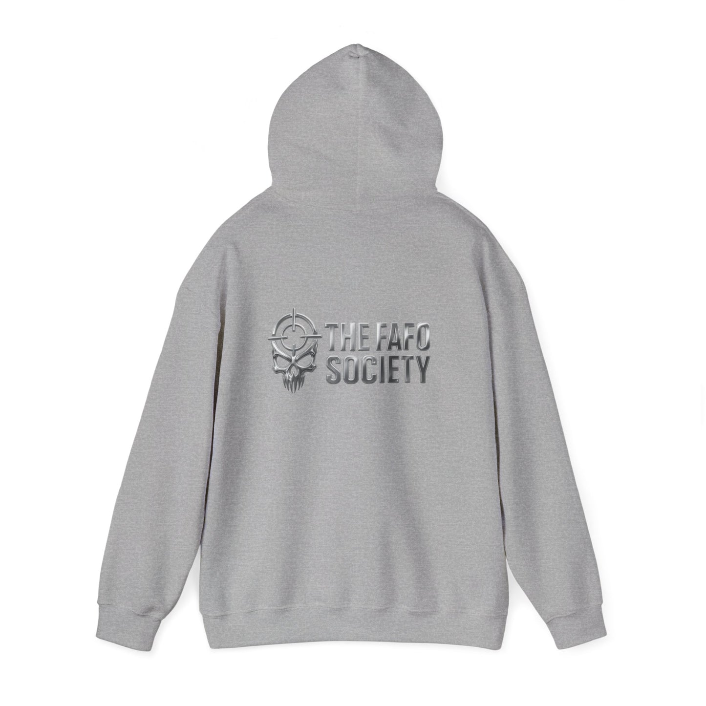FAFO Protest Hoodie — Bold Graphic Hoodie with Raised Fist Sign
