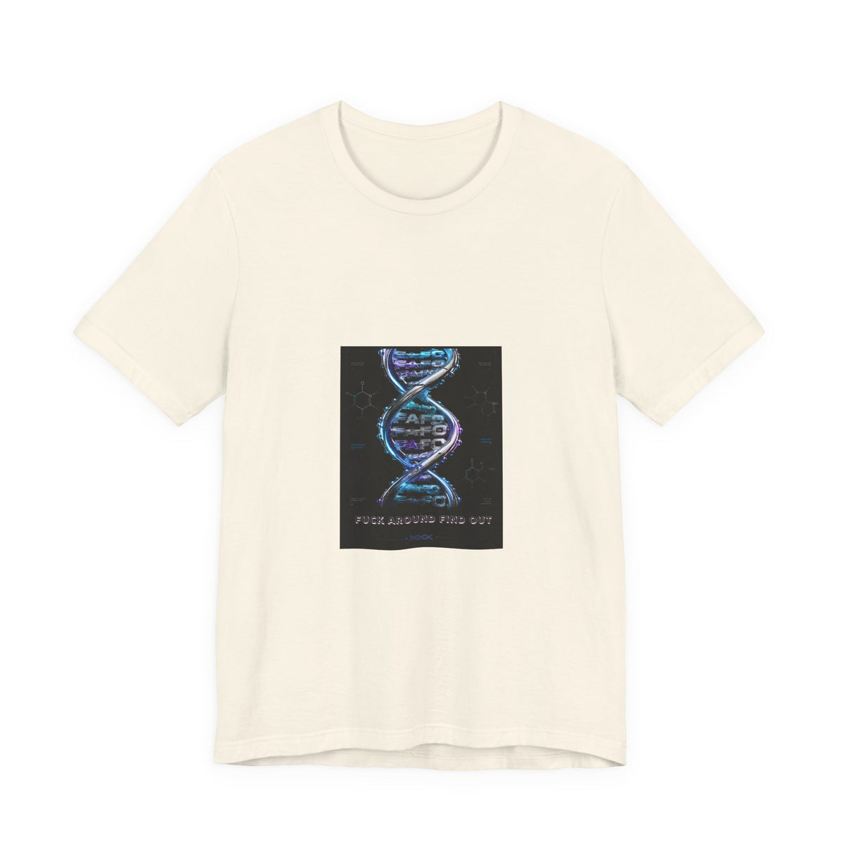 DNA Graphic Tee — "Find Another Way Out" Sci‑Fi Inspired Shirt
