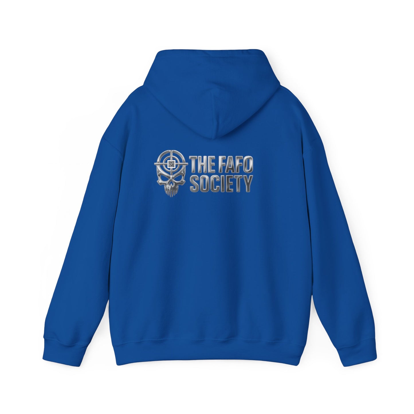 Cozy Crew Crown Hoodie – 'FAFO' Small Chest Graphic