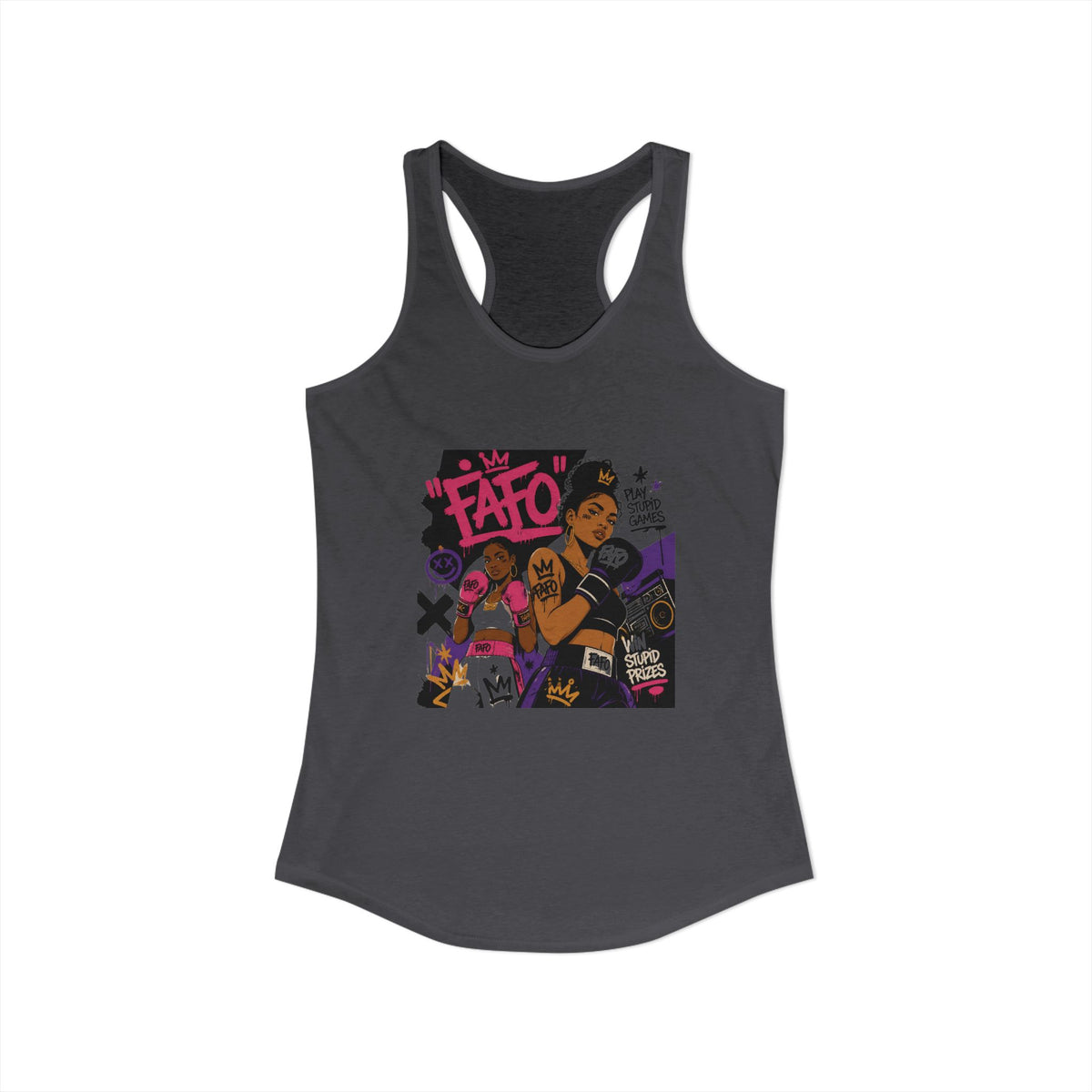 Women's sexy sassy FAFO Racerback Tank