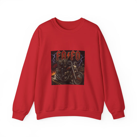FAFO Society Biker Crewneck Sweatshirt