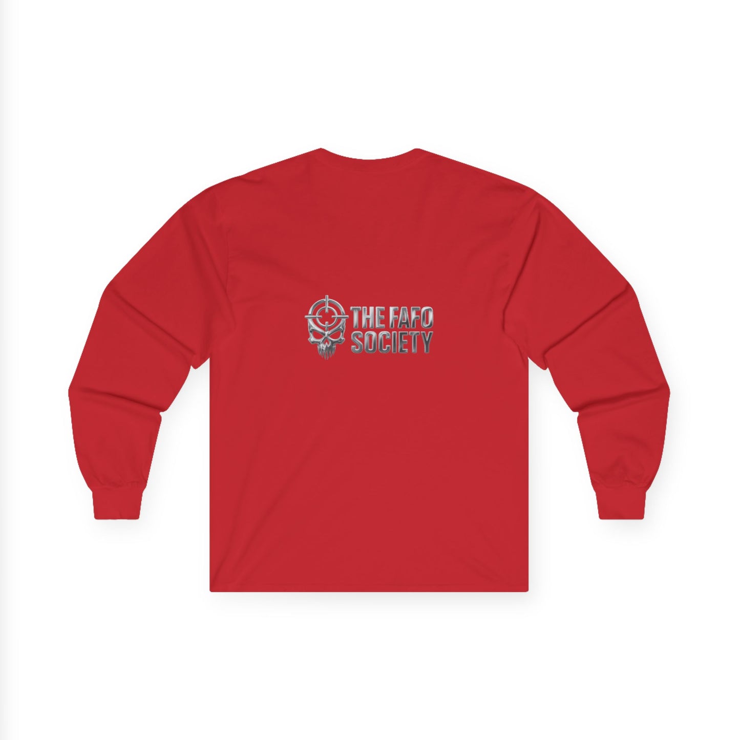 Long Sleeve Tee — Retro Arcade Collage "Trump Toll Booth" Design