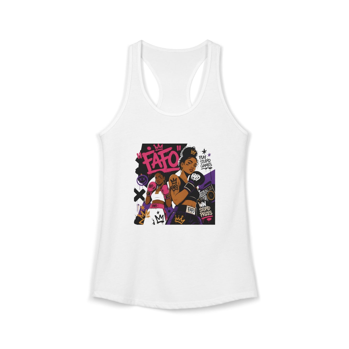 Women's sexy sassy FAFO Racerback Tank