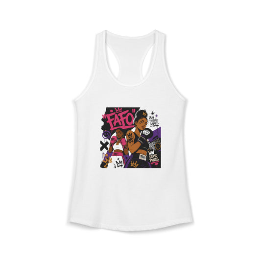 Women's sexy sassy FAFO Racerback Tank