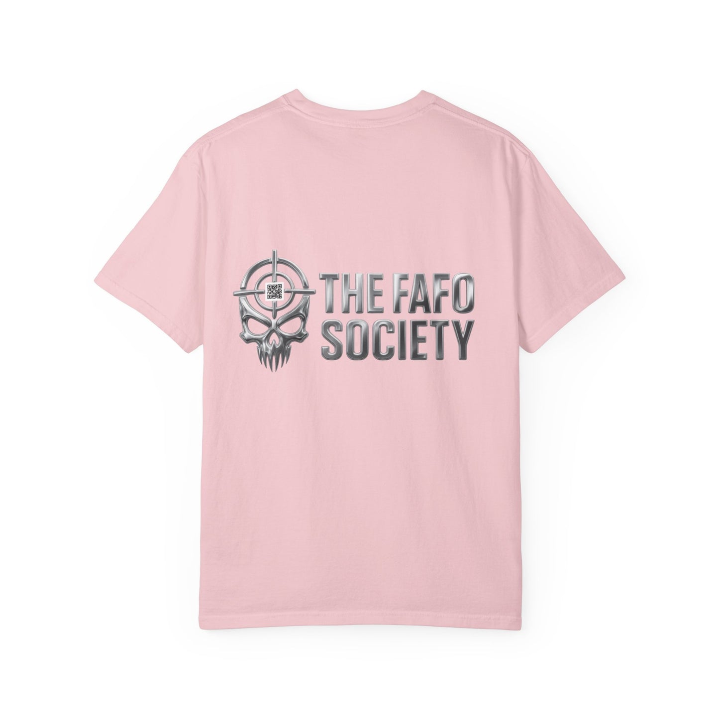 T-Shirt — Cute Dark Humor 'Not Being a Serial Killer' Graphic Tee (The FAFO Society Back)