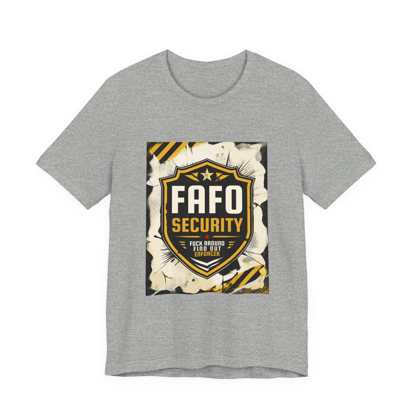FAFO Security Shield T-Shirt – Funny Protective Badge Tee