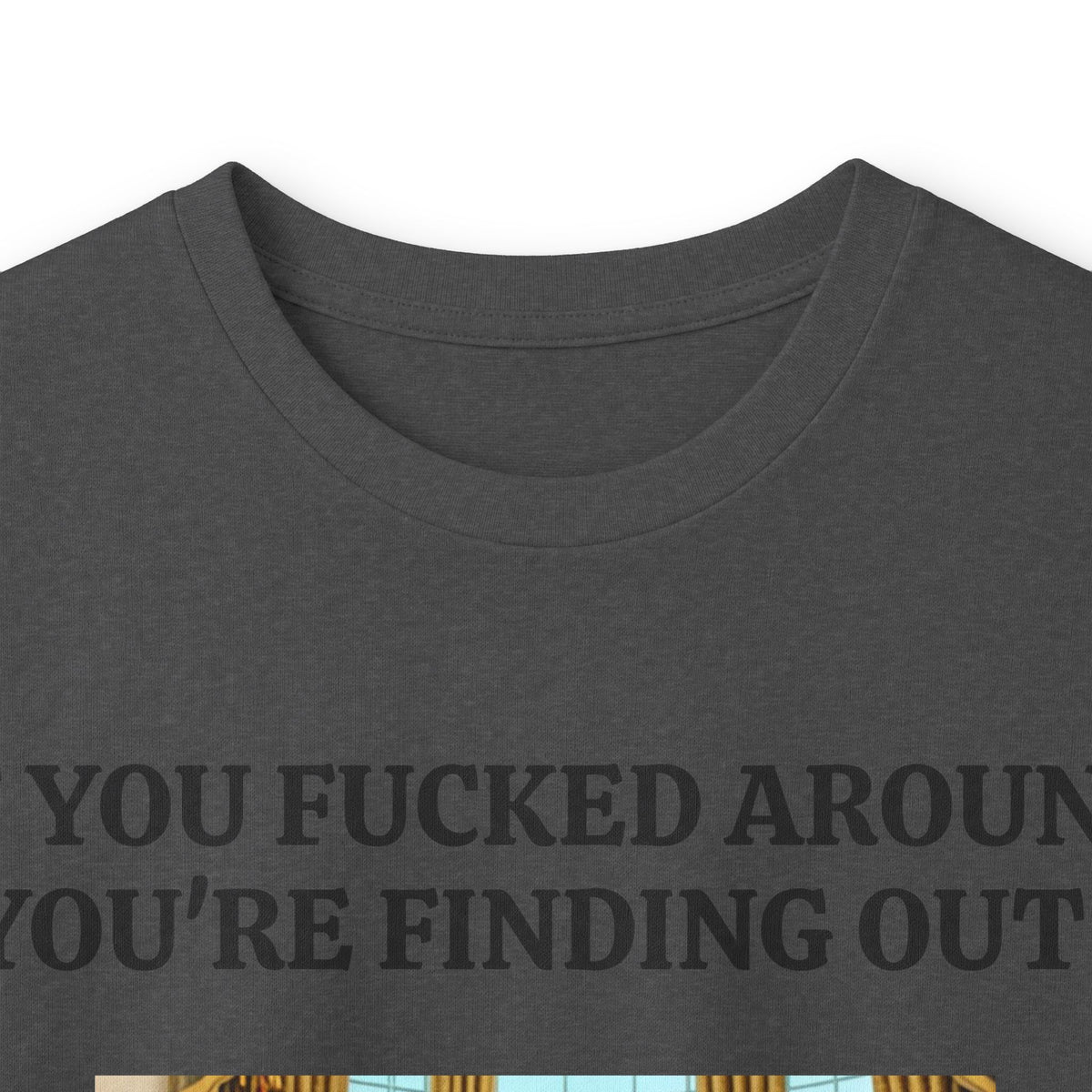 Political Satire Long Sleeve Tee — "If You Fucked Around You're Finding Out" (FAFO Society)