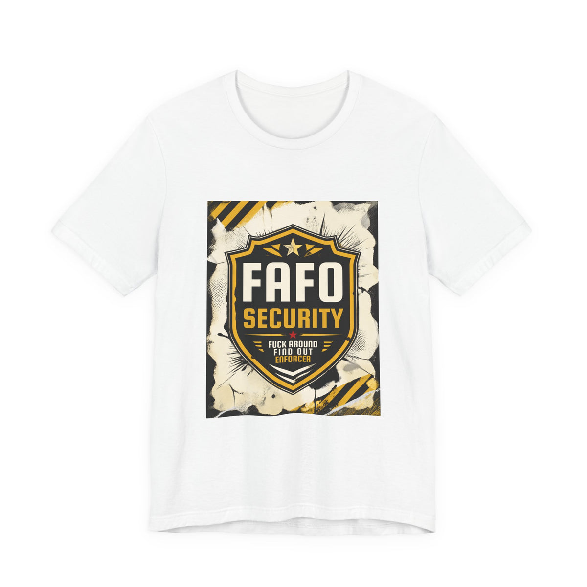 FAFO Security Shield T-Shirt – Funny Protective Badge Tee