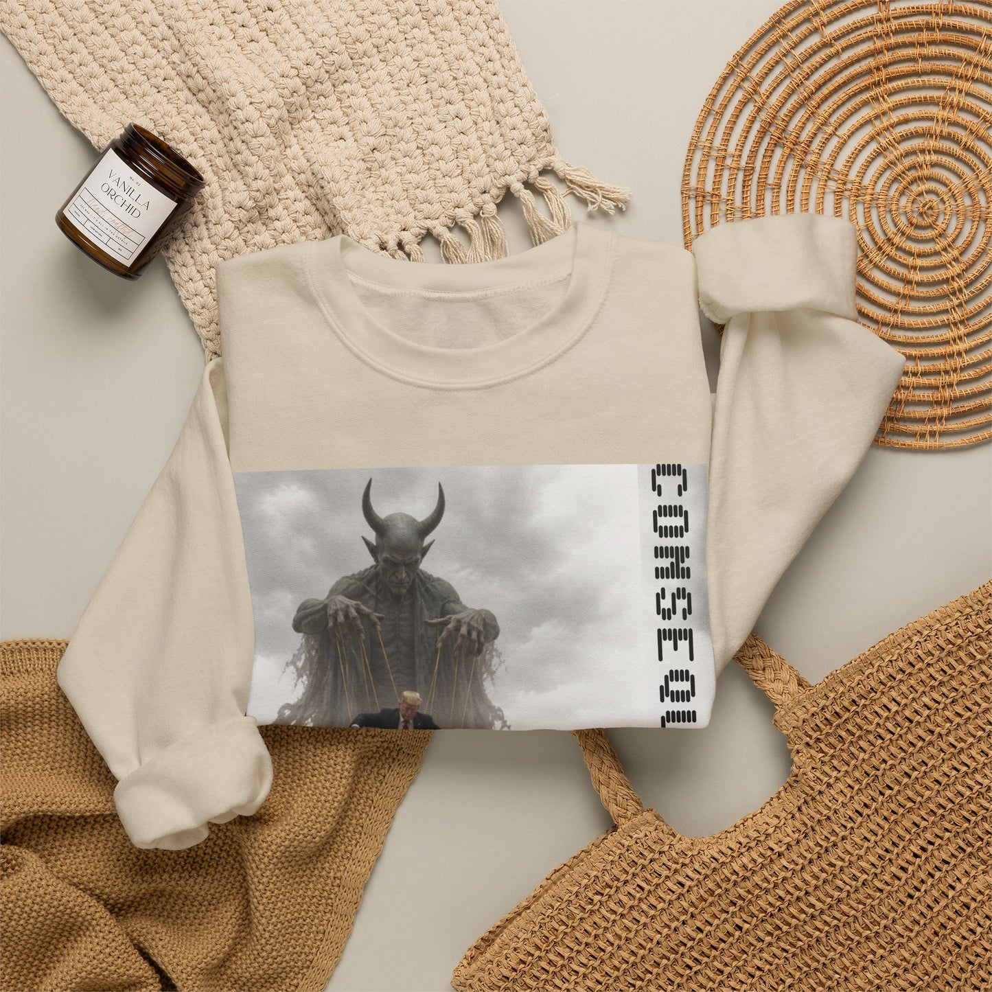 Consequences Have Votes Have Crewneck Sweatshirt — Political Dystopia Graphic Sweatshirt