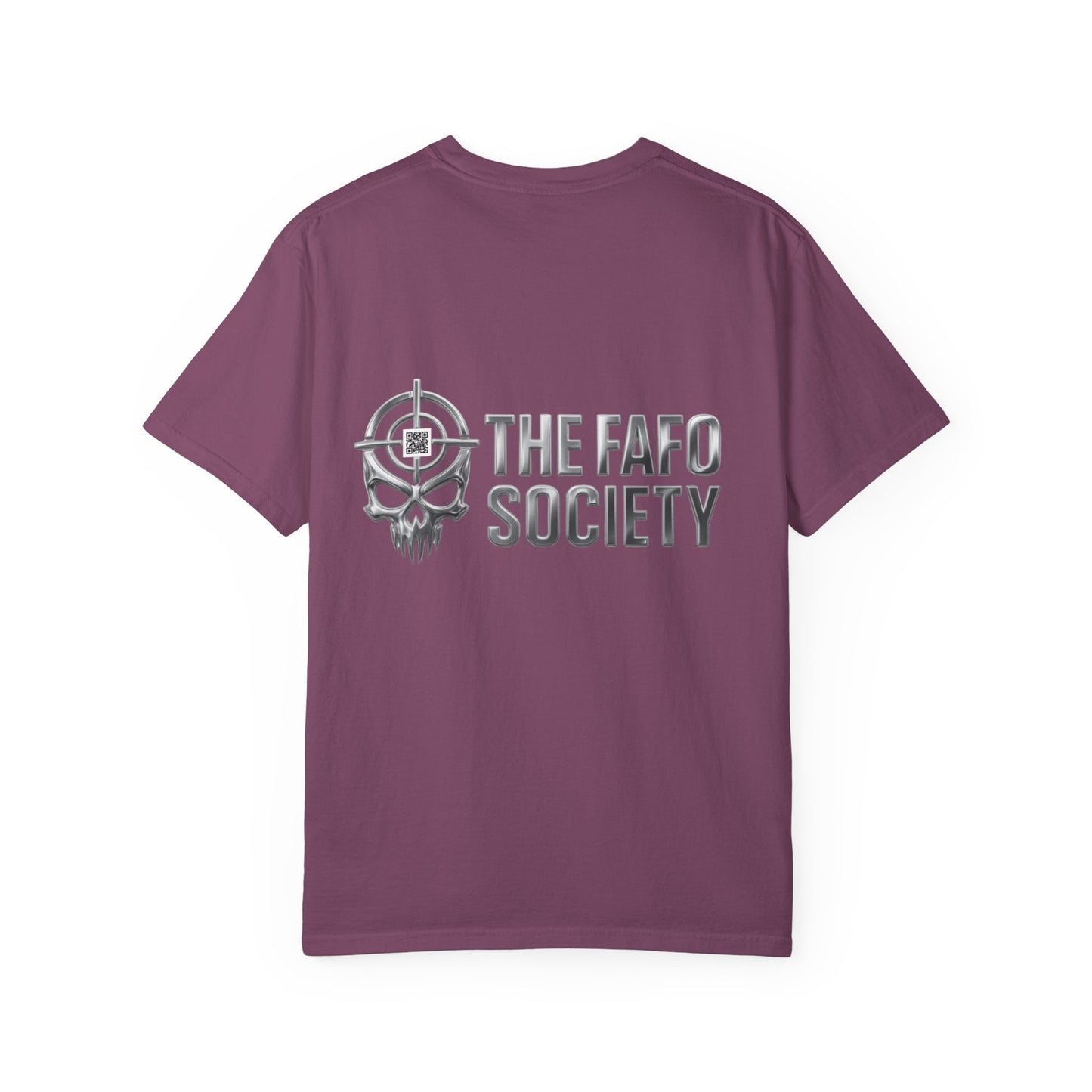 T-Shirt — Cute Dark Humor 'Not Being a Serial Killer' Graphic Tee (The FAFO Society Back)