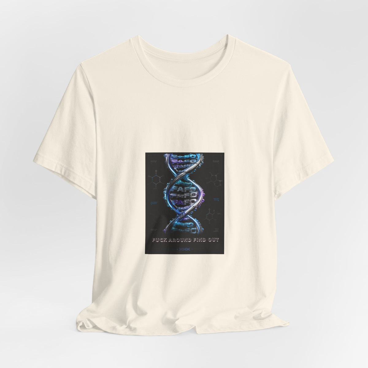 DNA Graphic Tee — "Find Another Way Out" Sci‑Fi Inspired Shirt