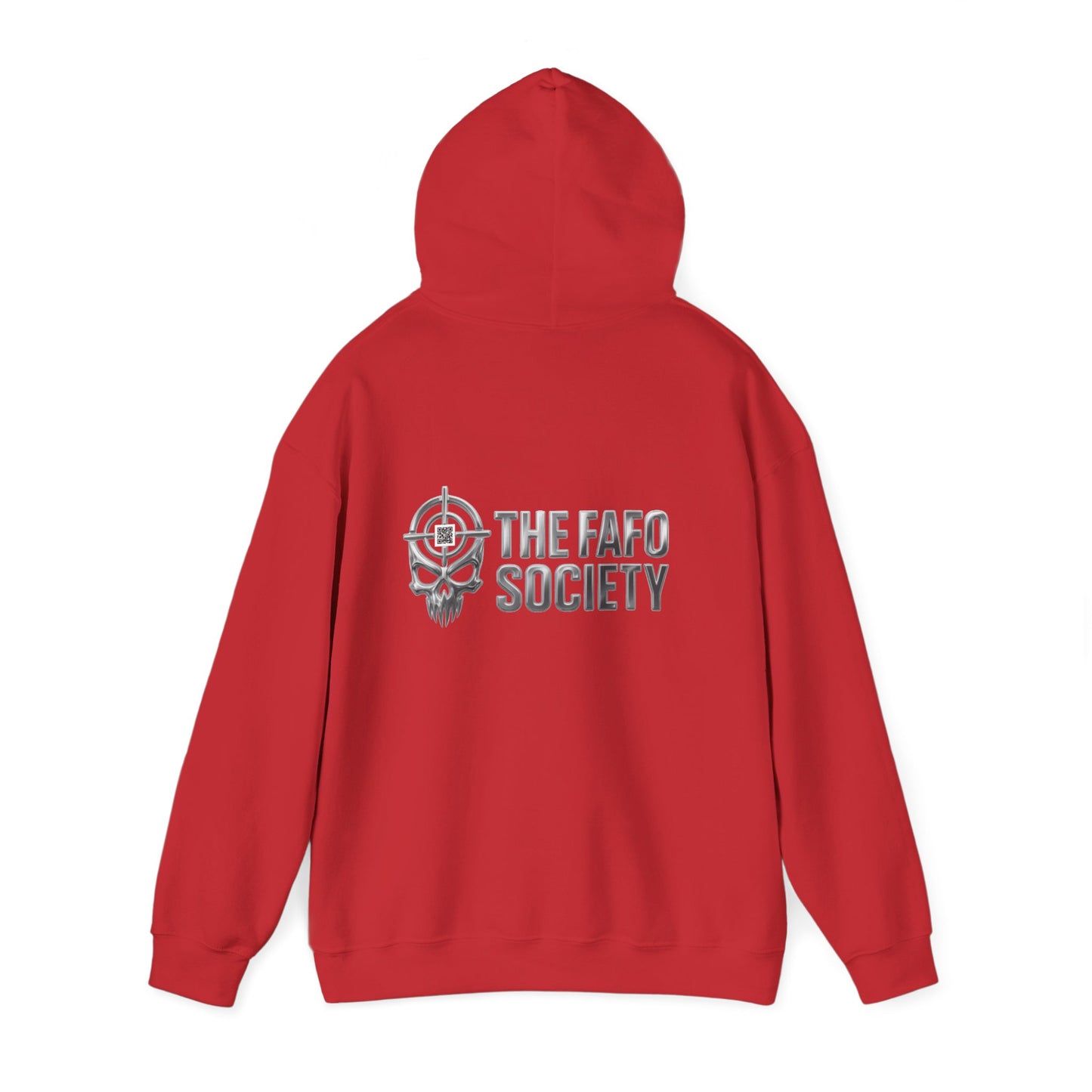 FAFO Society Hoodie — "God Bless Kick Rocks FAFO" Praying Hands Graphic