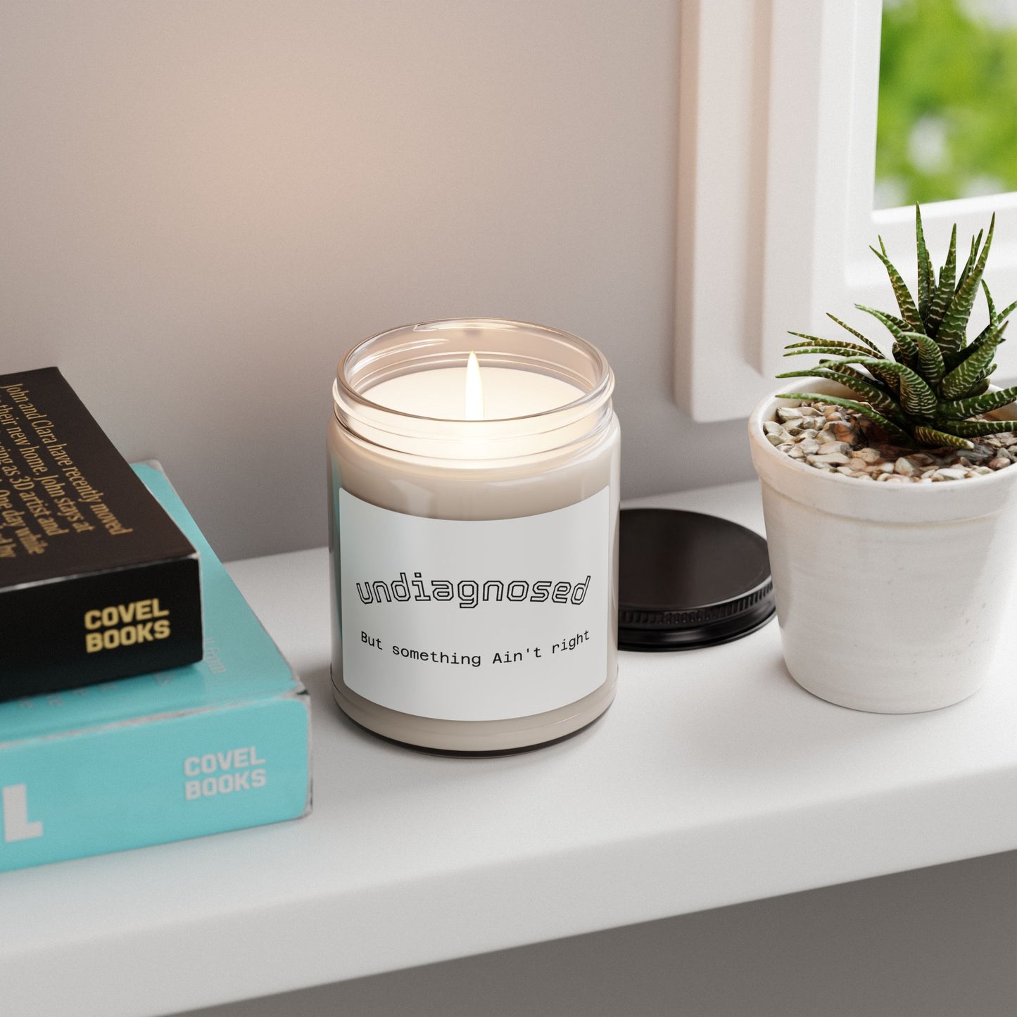 Undiagnosed Soy Candle — 'But Something Ain’t Right' Scented 9oz