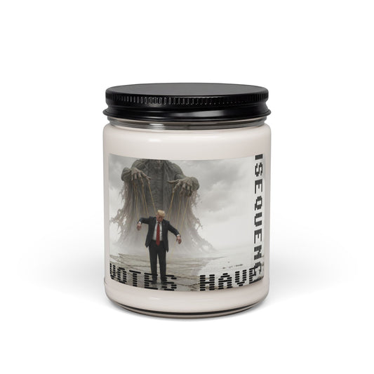 Scented Soy Candle — Dark Horror 'Votes Have Consequences' Jar