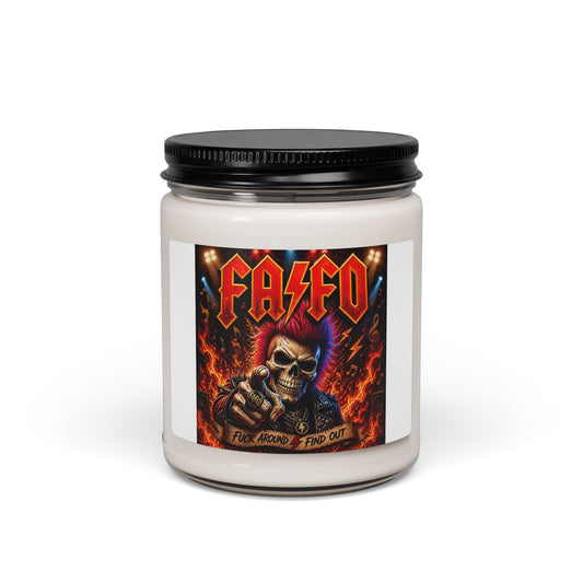 Soy Candle — Heavy Metal Skull Design (9 oz)
