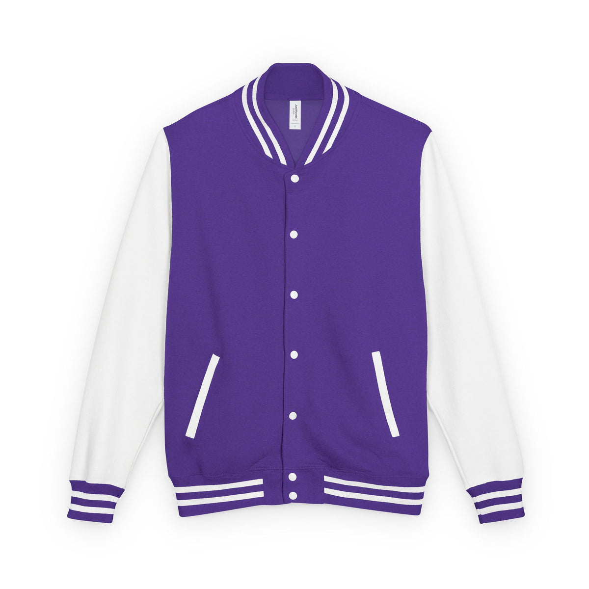 Letterman Jacket — Retro Graphic Back Patch