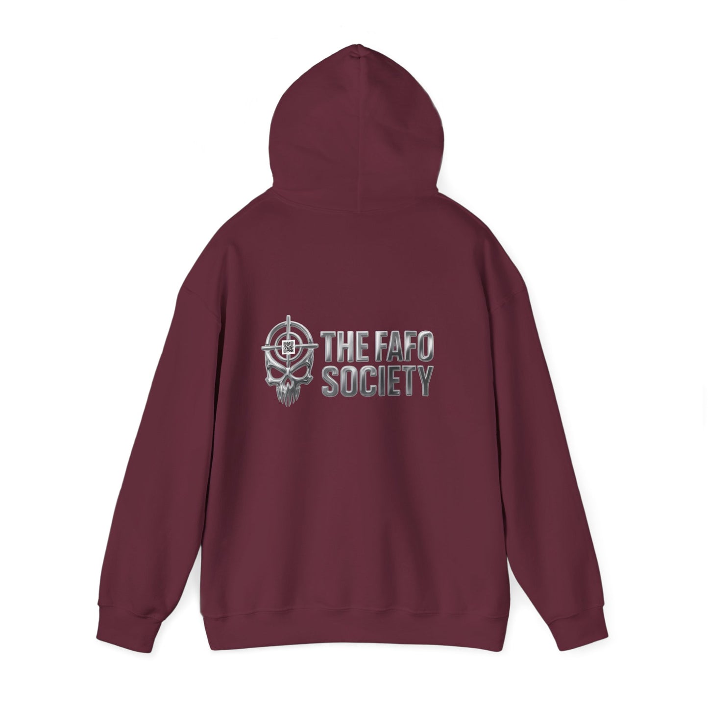 FAFO Society Hoodie — "God Bless Kick Rocks FAFO" Praying Hands Graphic