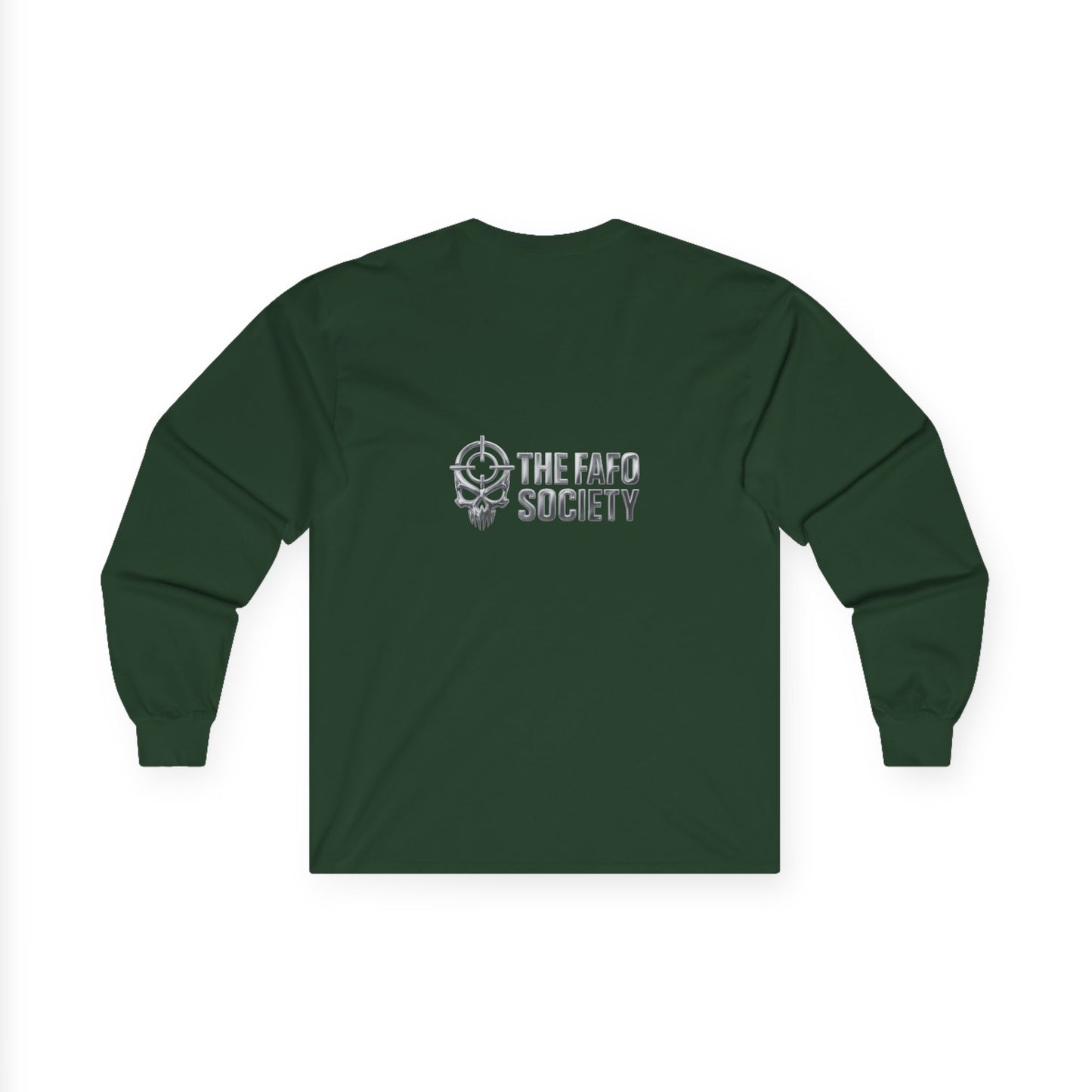 Long Sleeve Tee — Retro Arcade Collage "Trump Toll Booth" Design