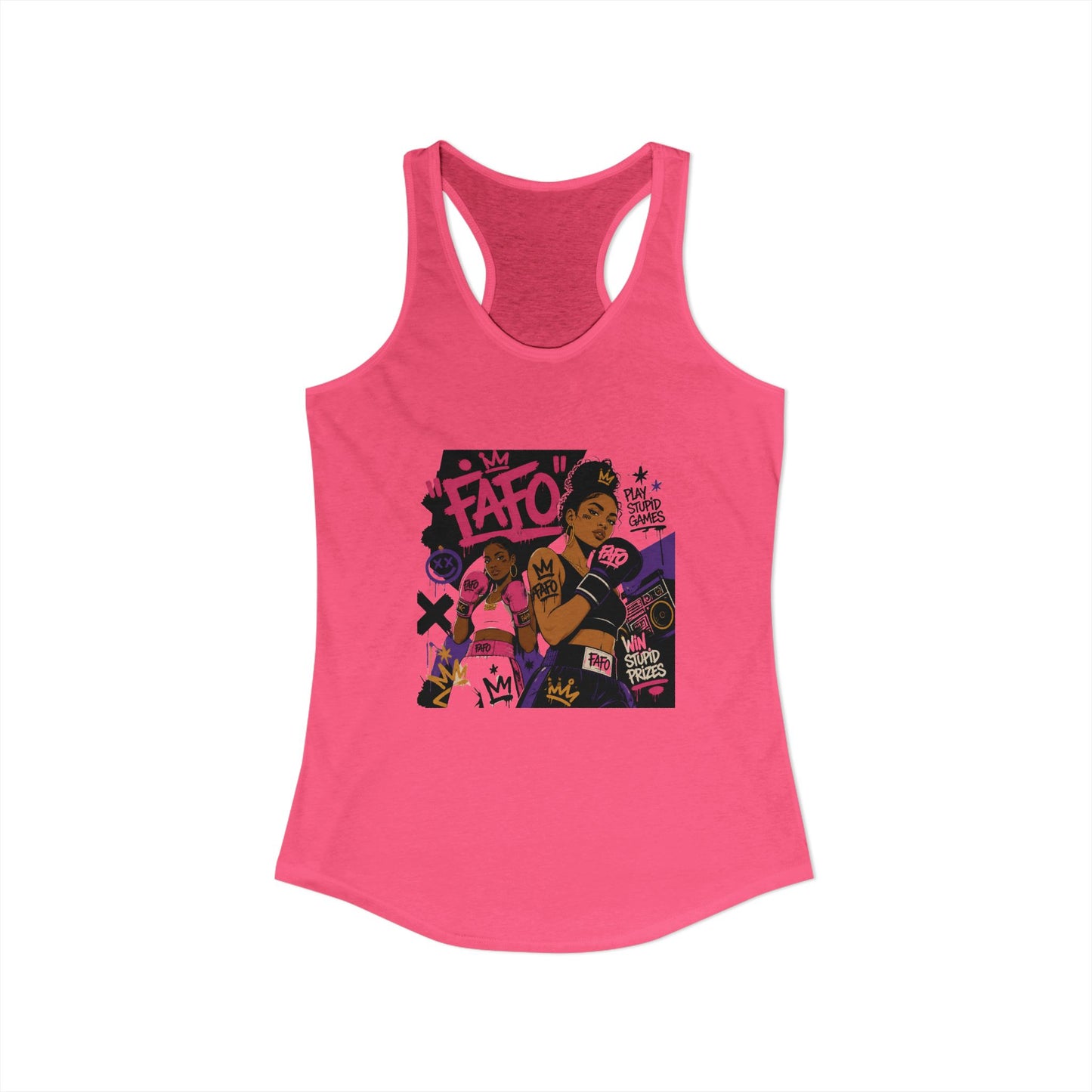 Women's sexy sassy FAFO Racerback Tank