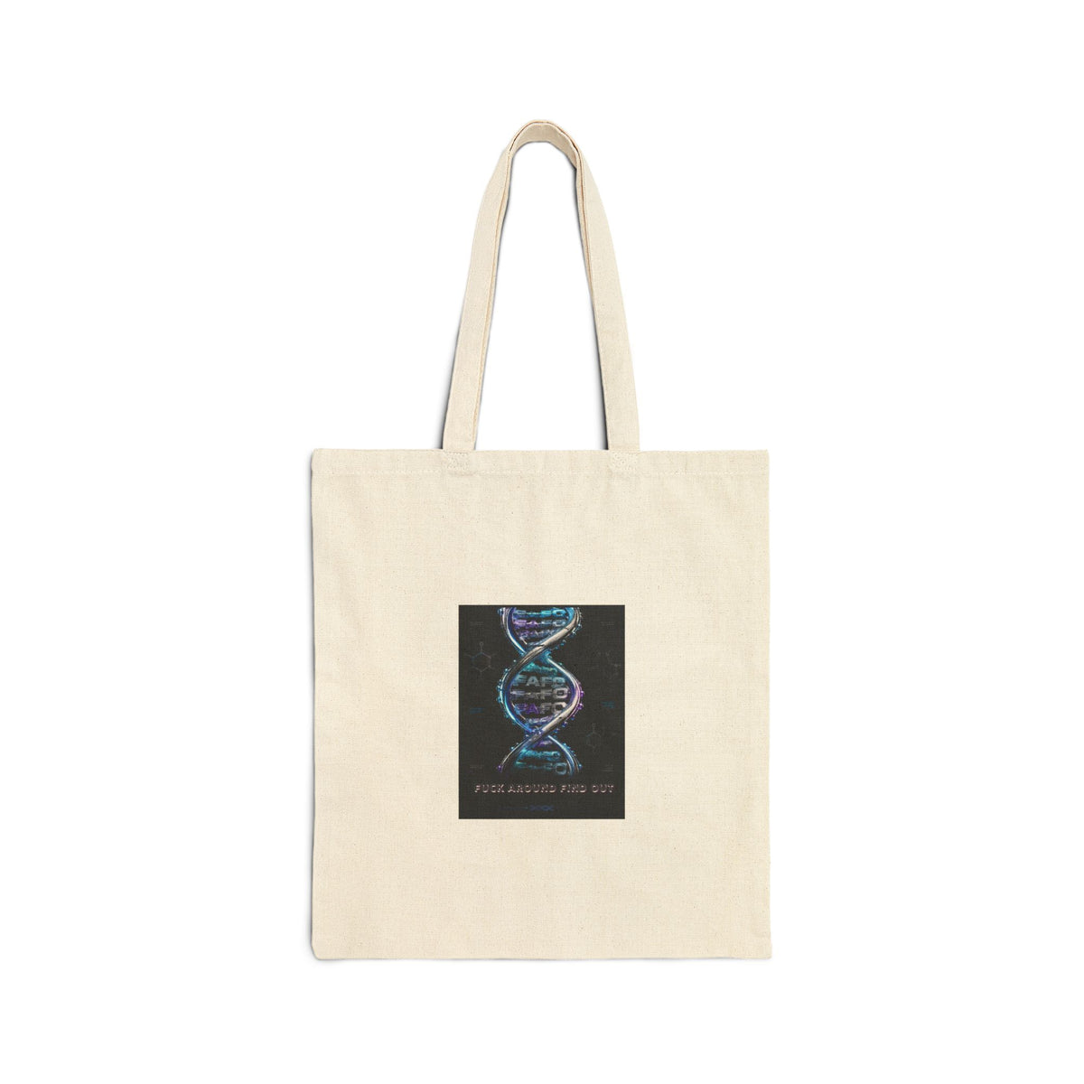 DNA Double Helix Canvas Tote Bag – Science Lover Eco Grocery Tote