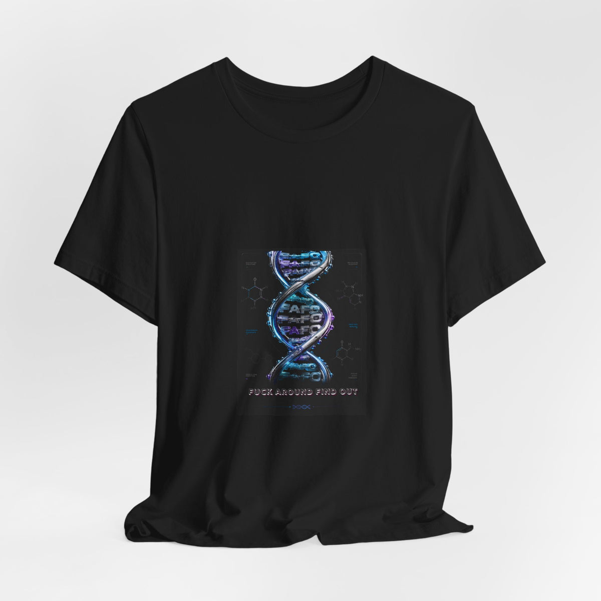 DNA Graphic Tee — "Find Another Way Out" Sci‑Fi Inspired Shirt