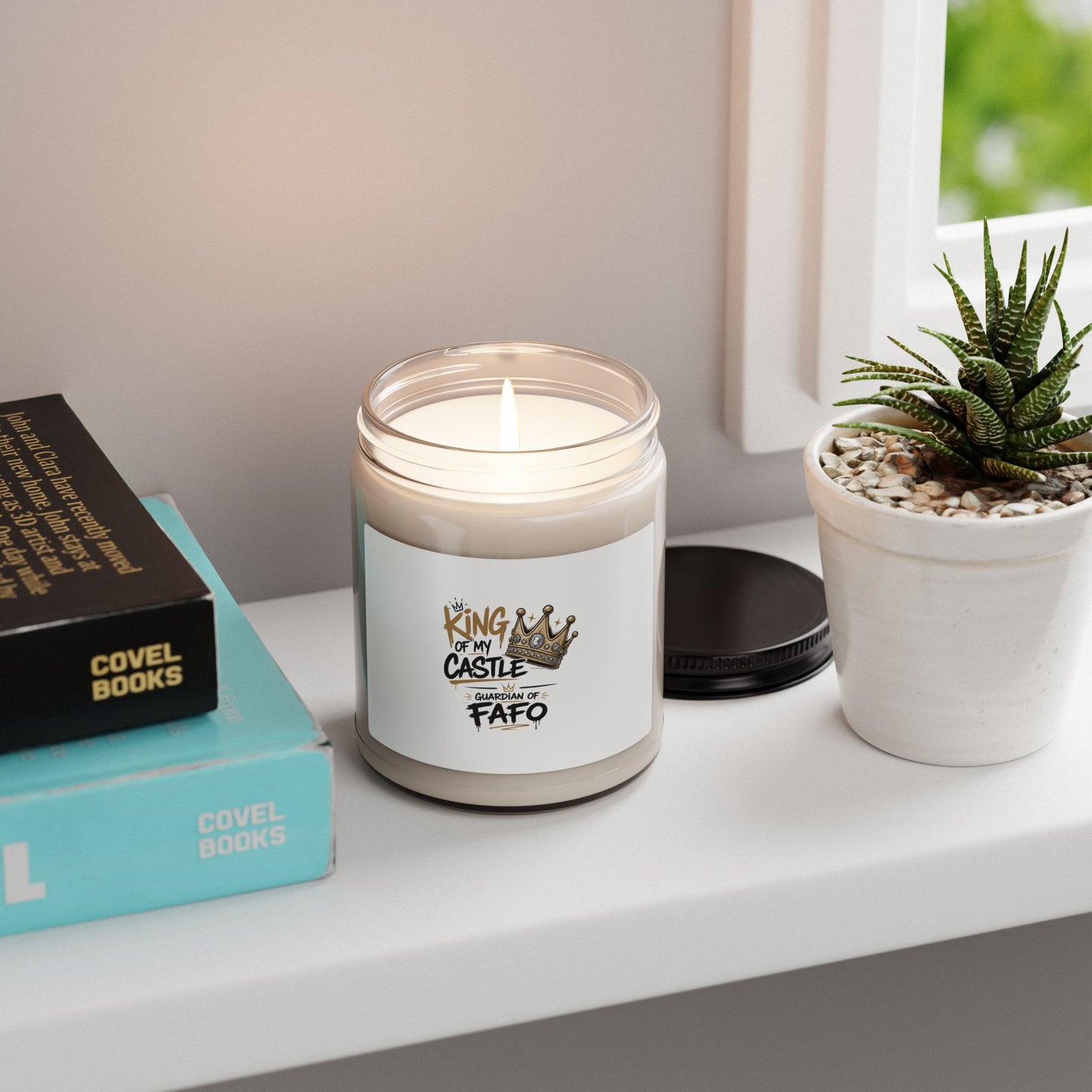 King of My Castle Scented Soy Candle — 9oz Aromatherapy Jar