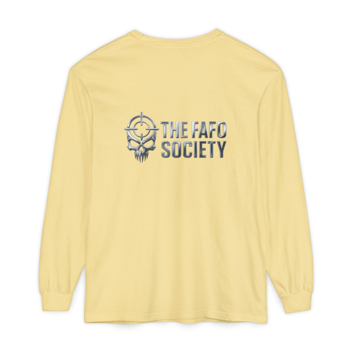 Long Sleeve T-Shirt — 'He Who Fucks Around Finds Out' Phoenix Design (Proud Member of the FAFO Society)