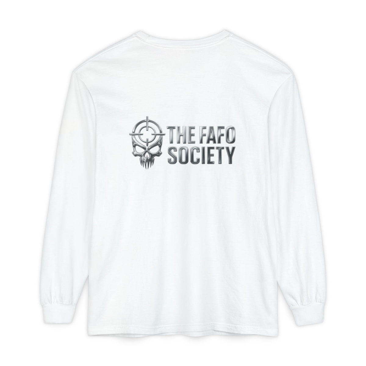 Long Sleeve T-Shirt — 'He Who Fucks Around Finds Out' Phoenix Design (Proud Member of the FAFO Society)