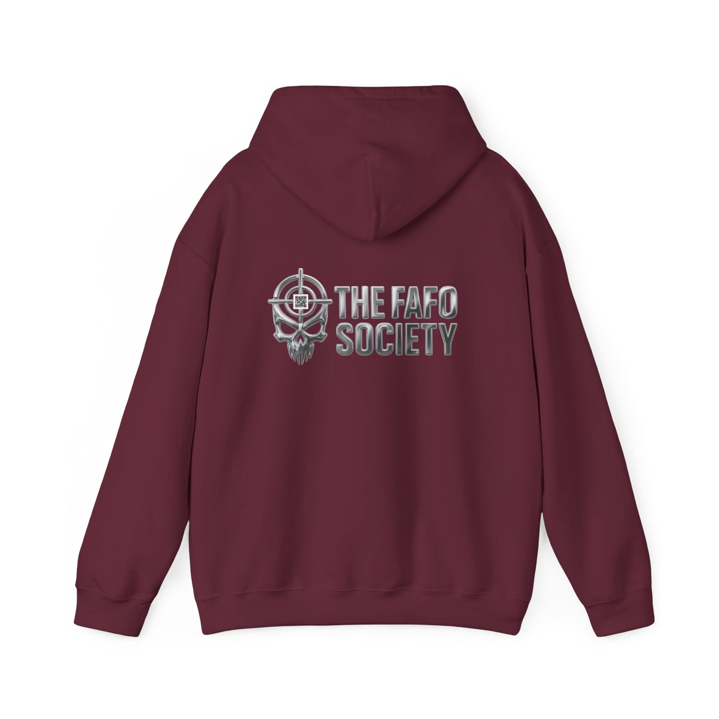 FAFO Society Hoodie — "God Bless Kick Rocks FAFO" Praying Hands Graphic