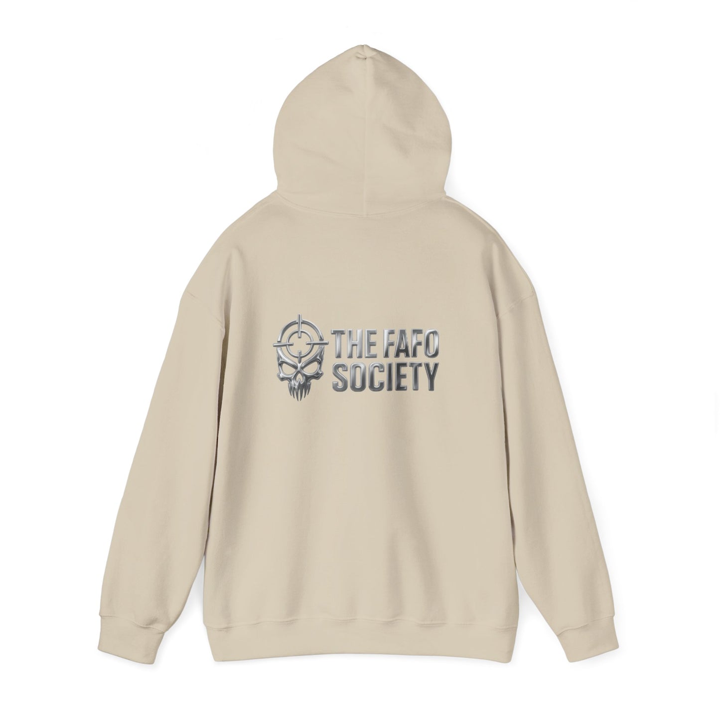 FAFO Protest Hoodie — Bold Graphic Hoodie with Raised Fist Sign