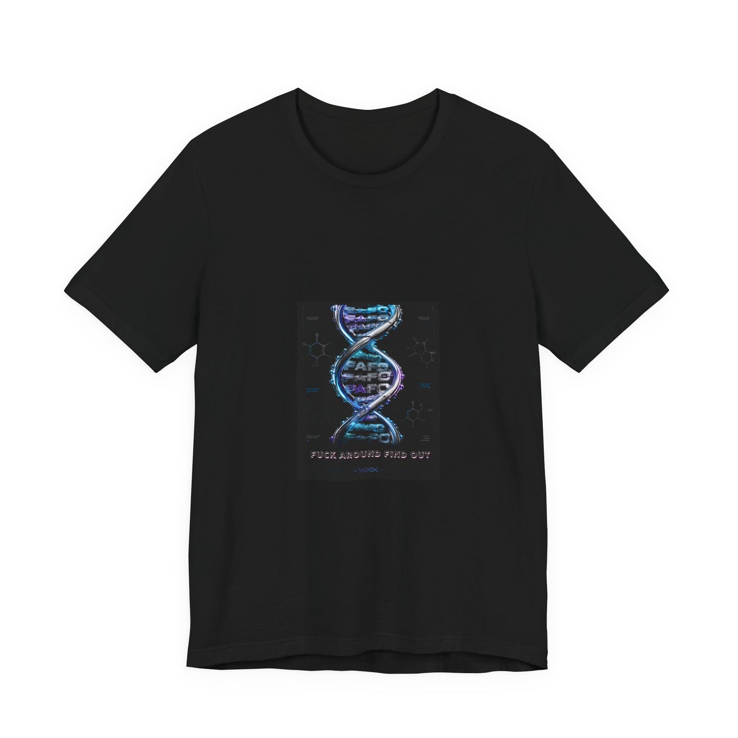 DNA Graphic Tee — "Find Another Way Out" Sci‑Fi Inspired Shirt