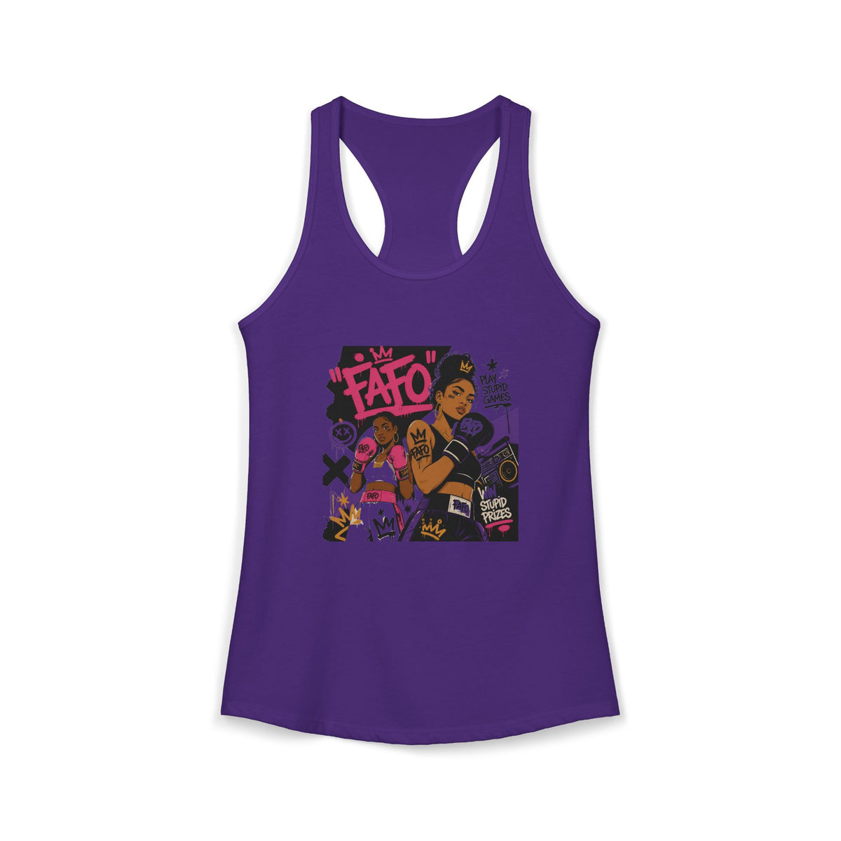 Women's sexy sassy FAFO Racerback Tank