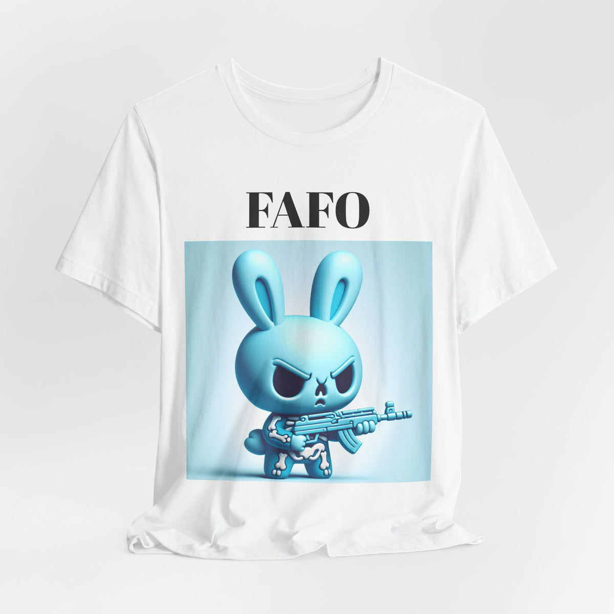 FAFO Bunny Tee – 'Proud Member of the FAFO Society' Graphic T-Shirt