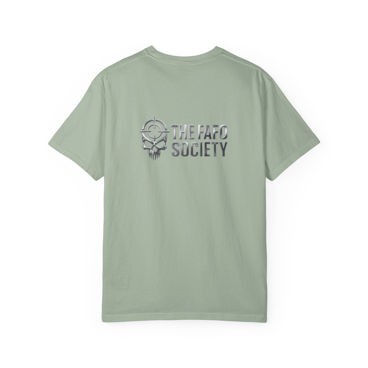 Dark Urban Noir T-Shirt — 'The Fafo Society' Skull Logo Tee