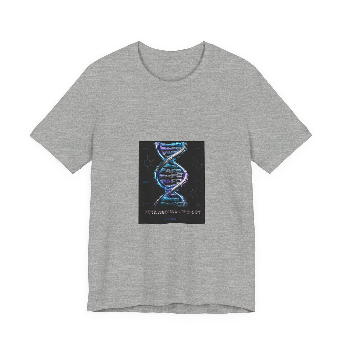 DNA Graphic Tee — "Find Another Way Out" Sci‑Fi Inspired Shirt