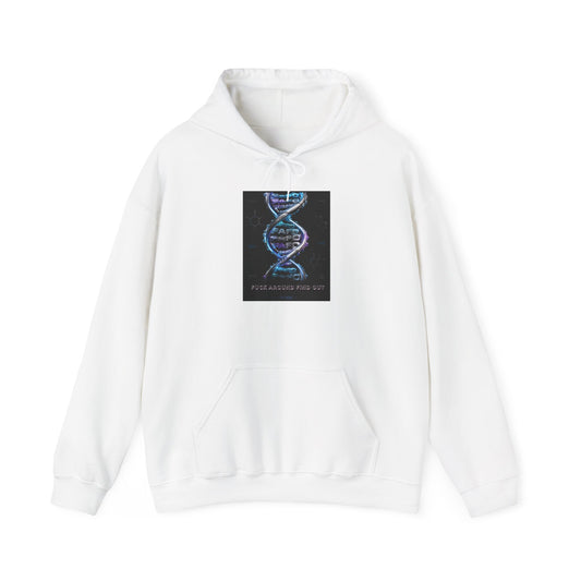 Hoodie — DNA Spiral Graphic "The FaFo Society" Back Logo