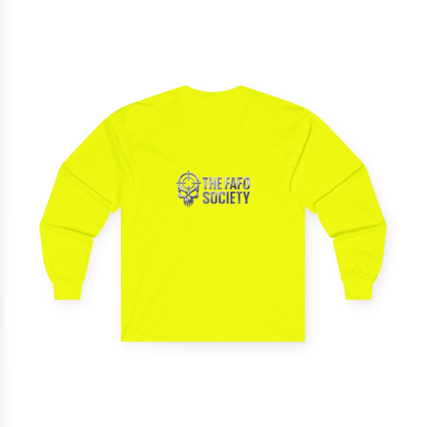 Long Sleeve Tee — Retro Arcade Collage "Trump Toll Booth" Design