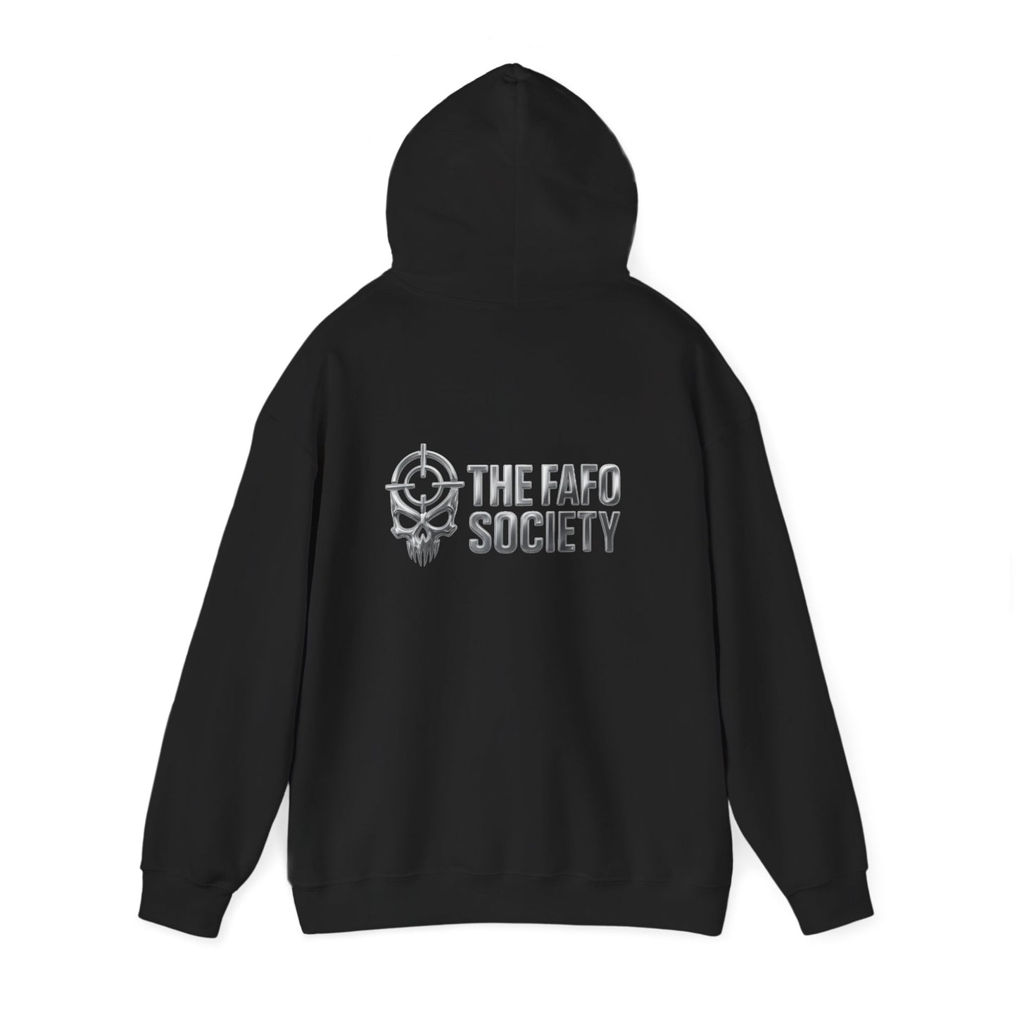 FAFO Protest Hoodie — Bold Graphic Hoodie with Raised Fist Sign