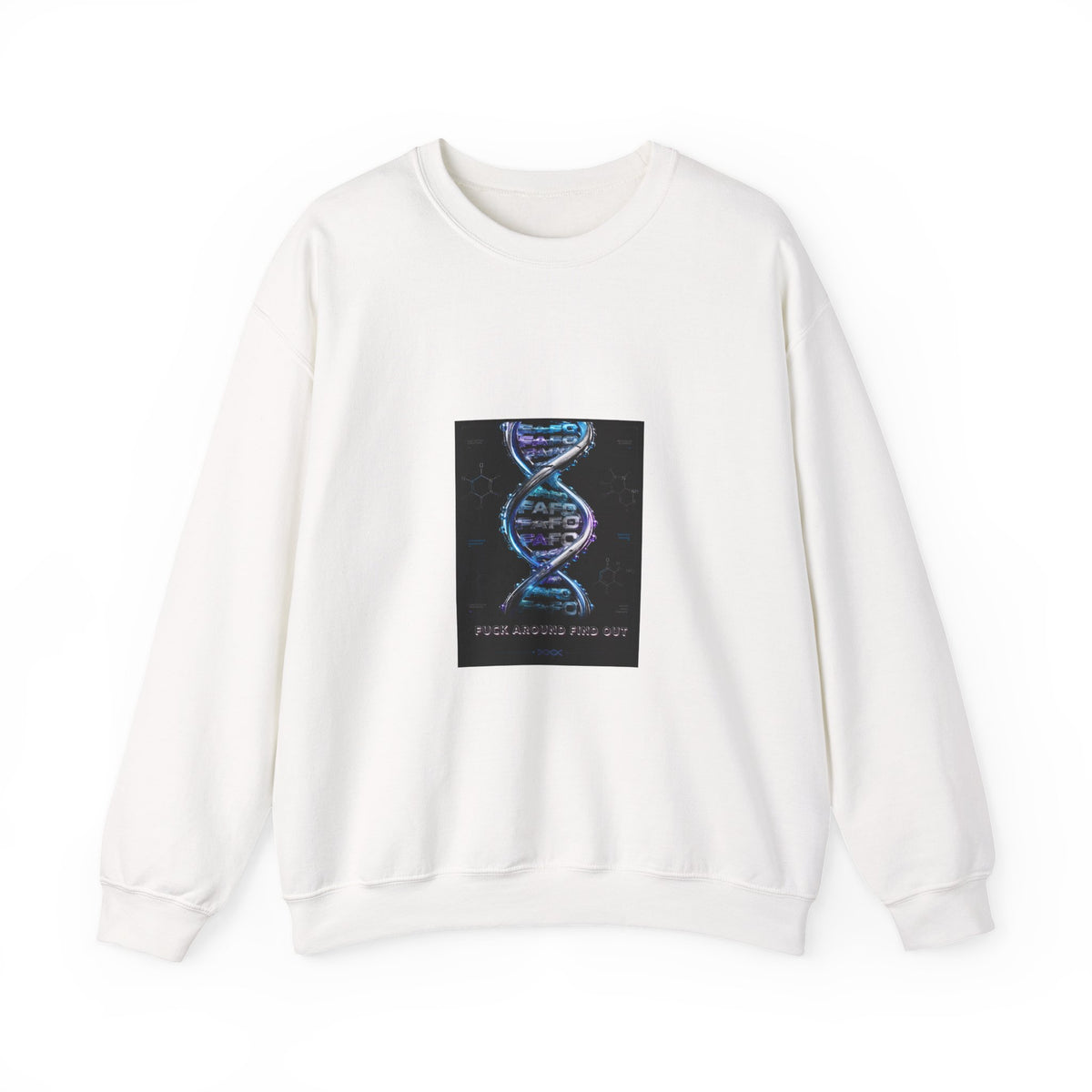 DNA Strand Graphic Sweatshirt — Paleo Ancestry Science Crewneck
