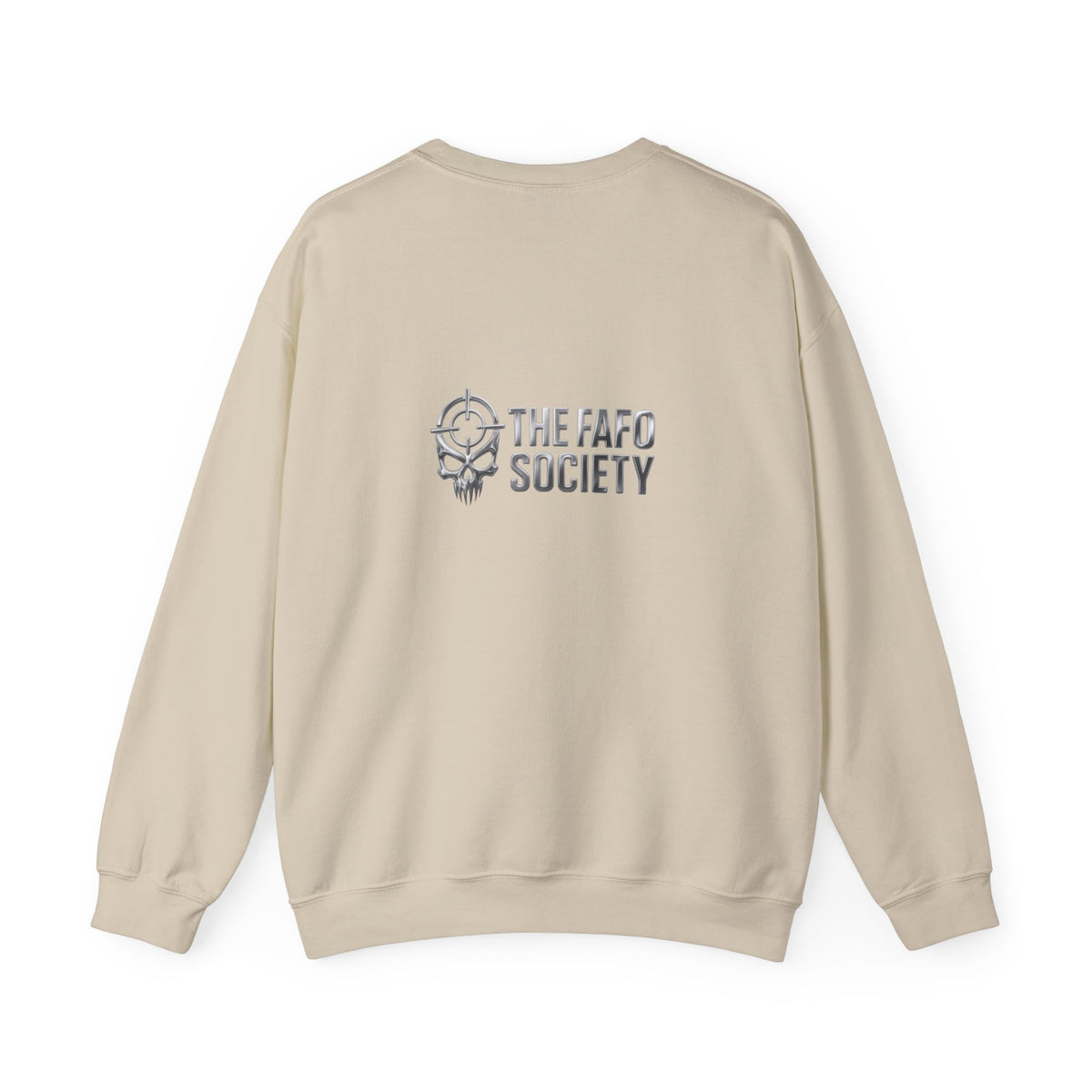 Crewneck Sweatshirt – Sunset Middle Finger Photo "Same to You" Graphic