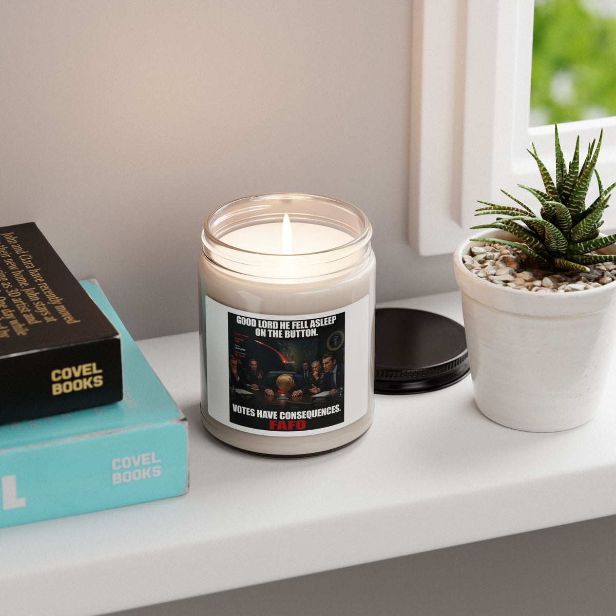 Soy Candle — "Votes Have Consequences" Political Novelty Candle (9 oz)