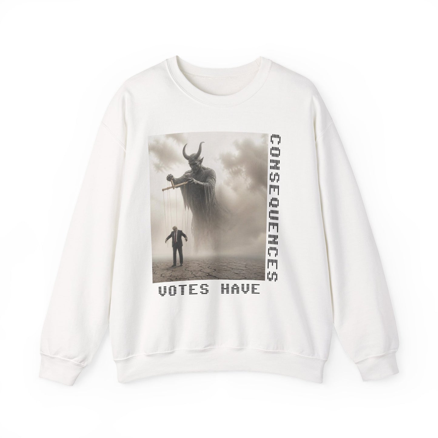 Consequences Have Votes Crewneck Sweatshirt — The FAFO Society Graphic Sweatshirt