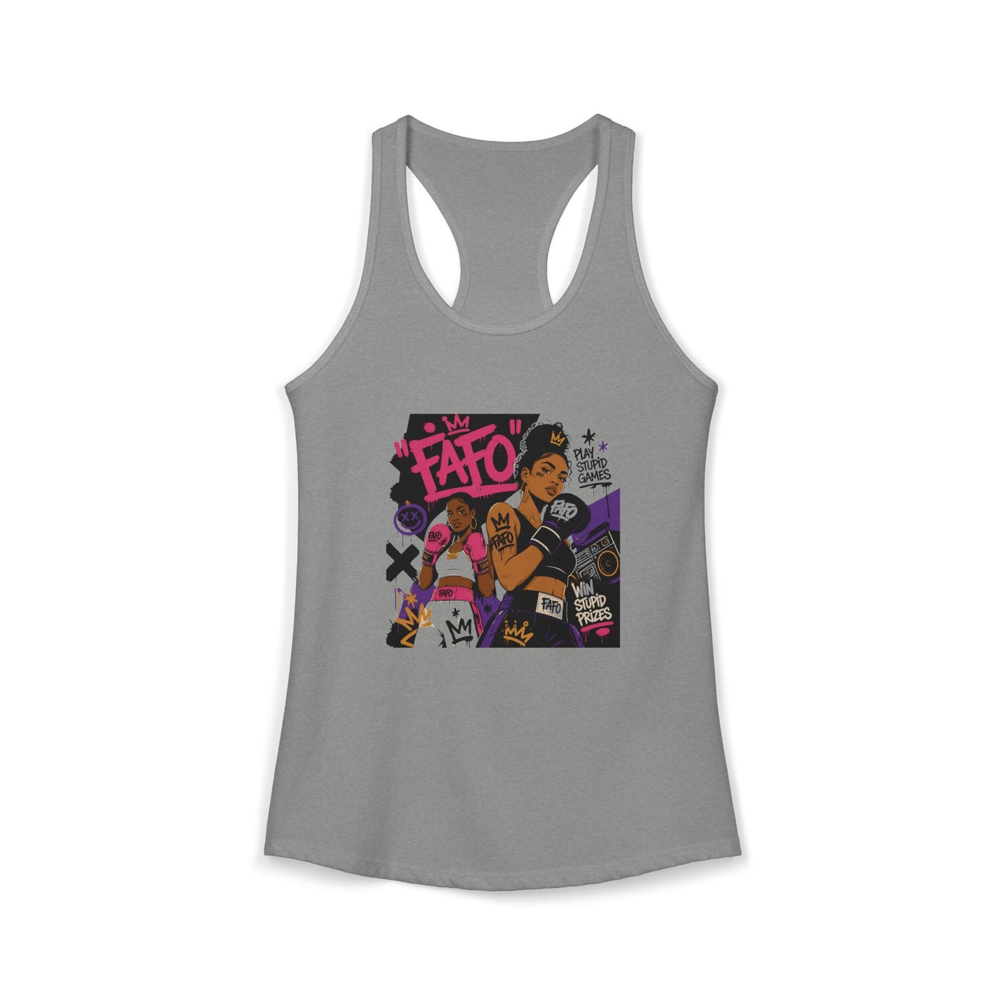 Women's sexy sassy FAFO Racerback Tank