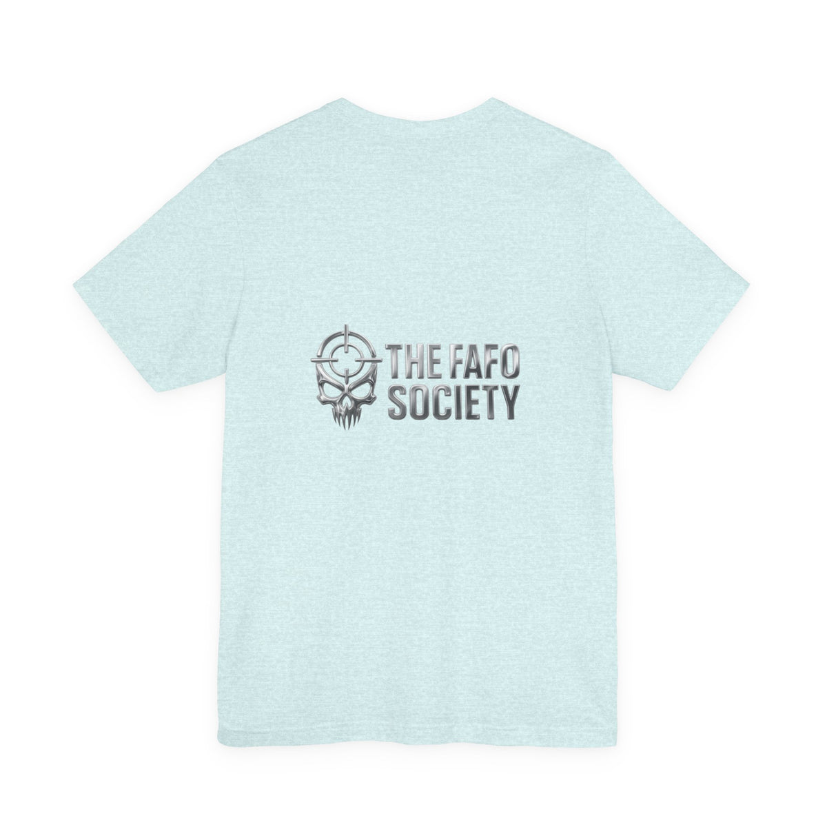 FAFO Protest Tee — Raised Fist Holding 'FAFO' Chair Graphic